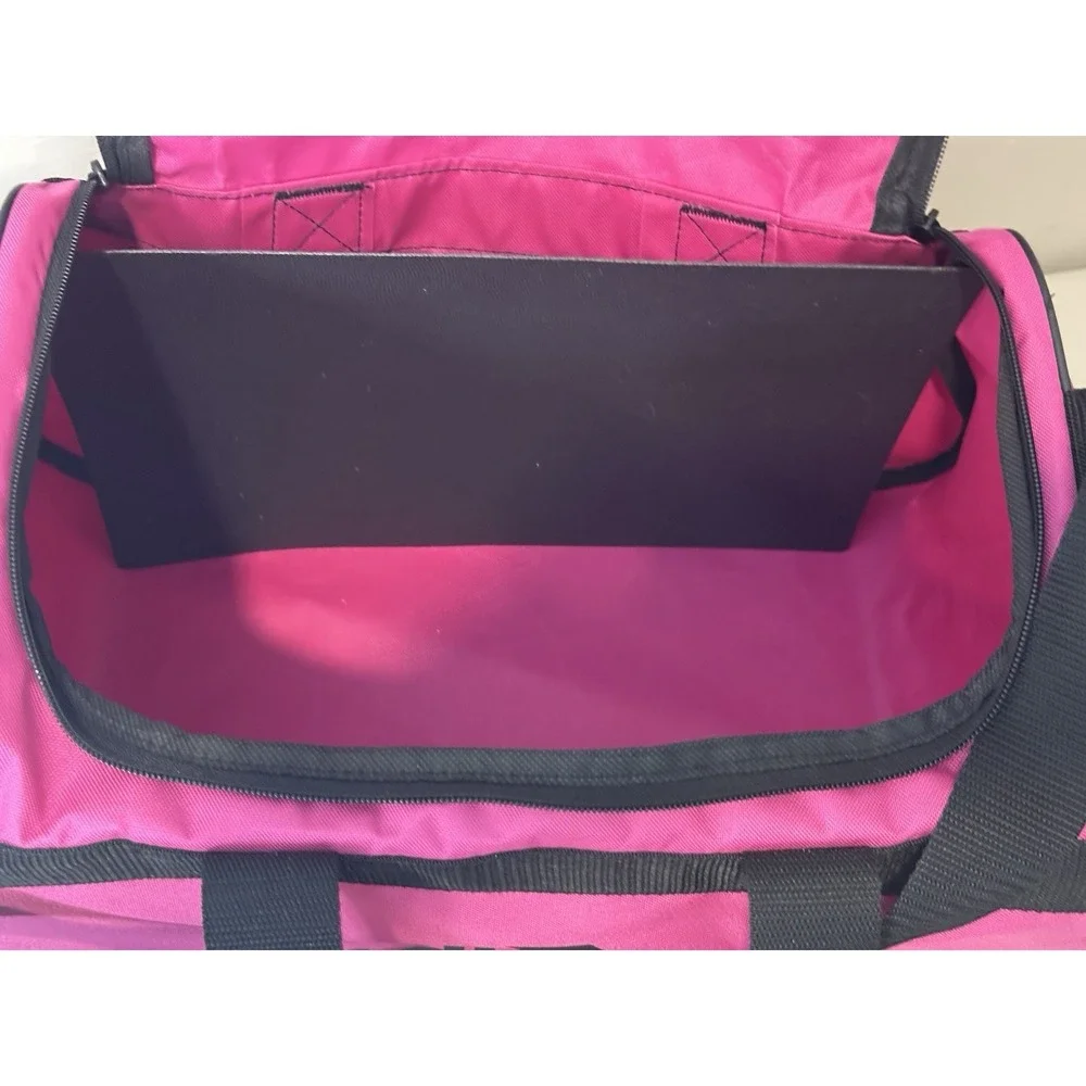 Adidas Diablo‎ Small Duffel Bag Intense Pink Black Gym Sports Travel Carry On